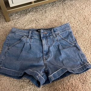 Express Original High Rise Denim Shorts